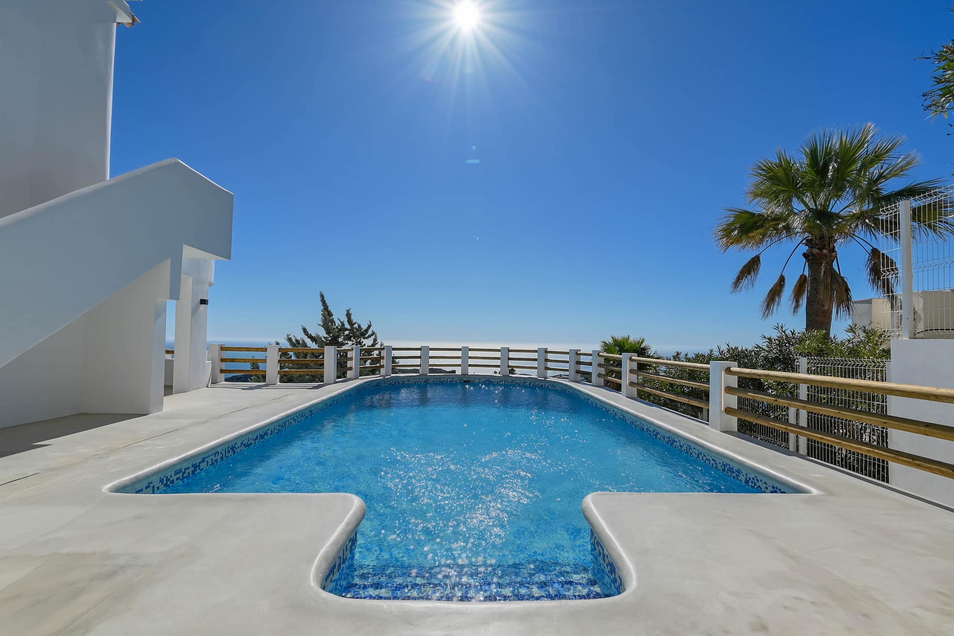 Ibiza stijl villa met panoramisch uitzicht in Benitachell