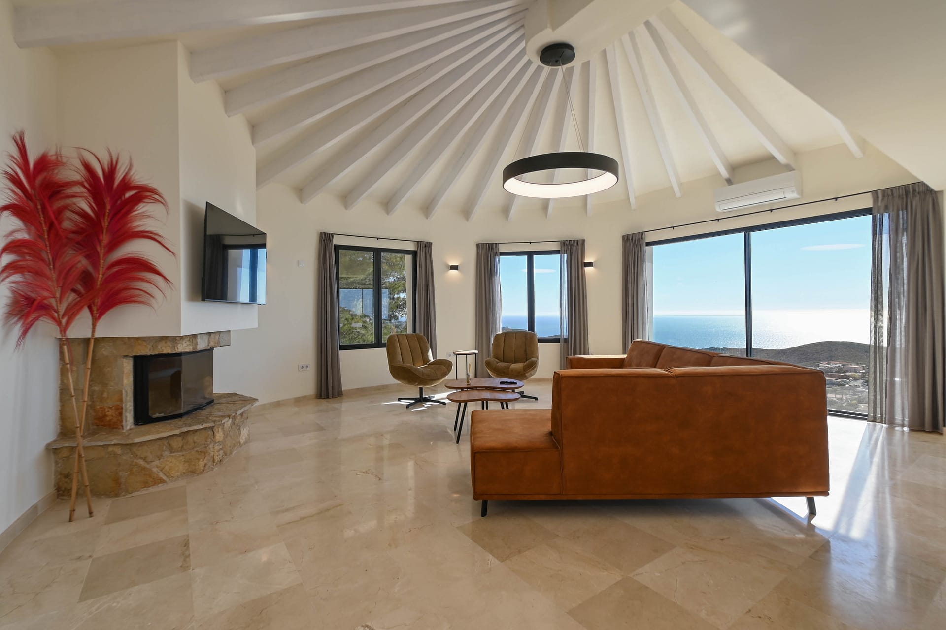 Ibiza stijl villa met panoramisch uitzicht in Benitachell