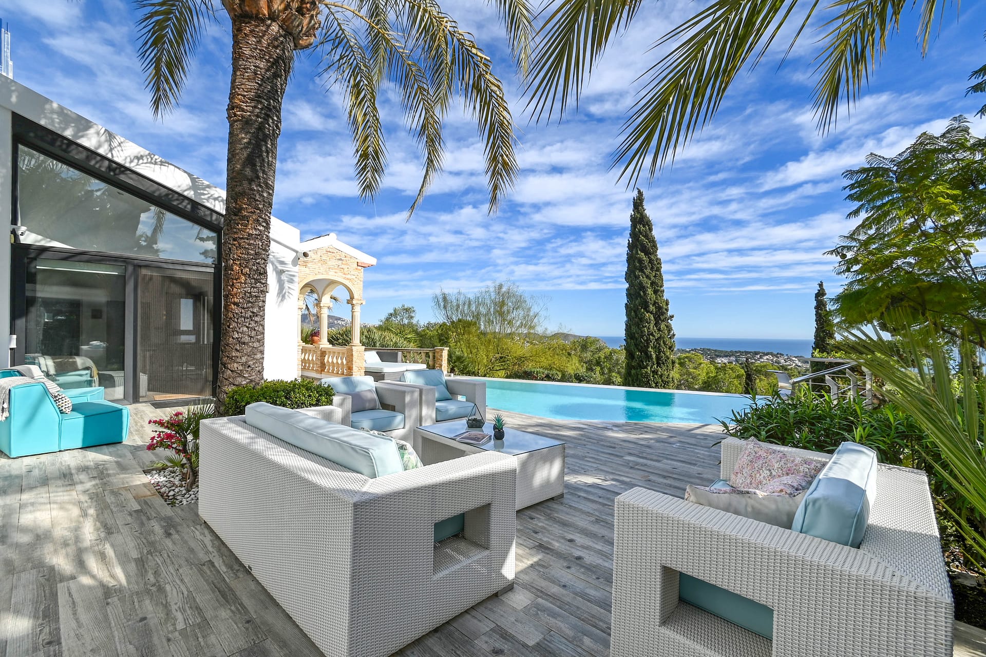 Uitzonderlijke villa met zeezicht van Moraira tot Calpe in Benissa