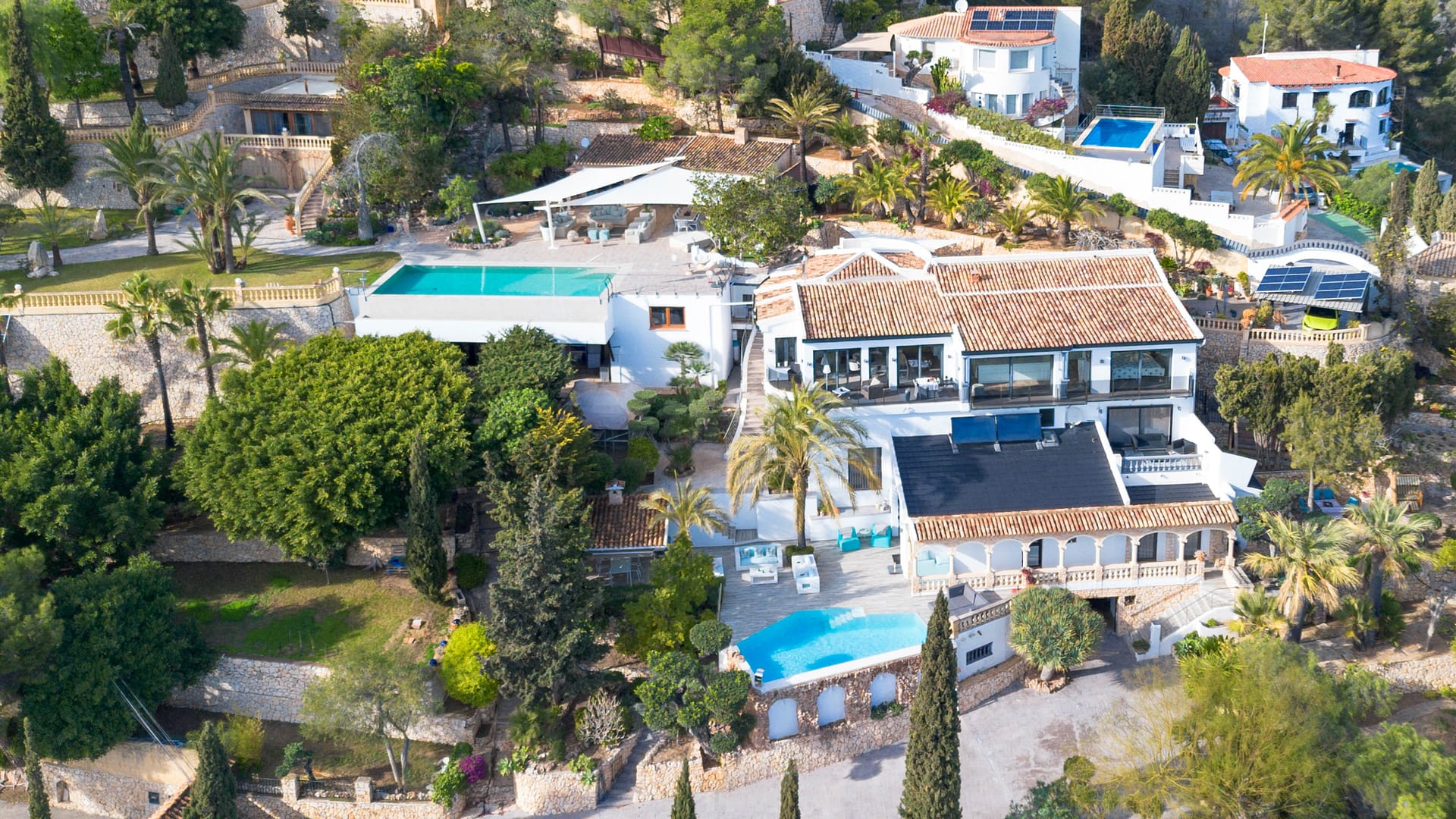 Uitzonderlijke villa met zeezicht van Moraira tot Calpe in Benissa