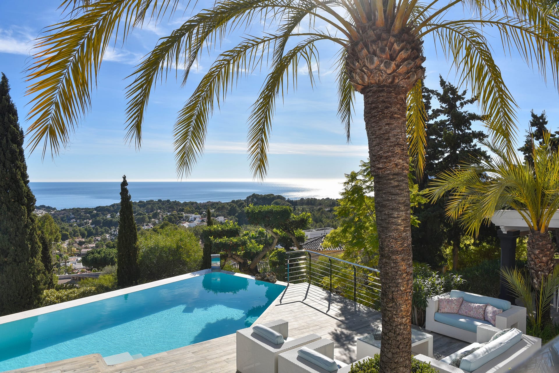 Uitzonderlijke villa met zeezicht van Moraira tot Calpe in Benissa
