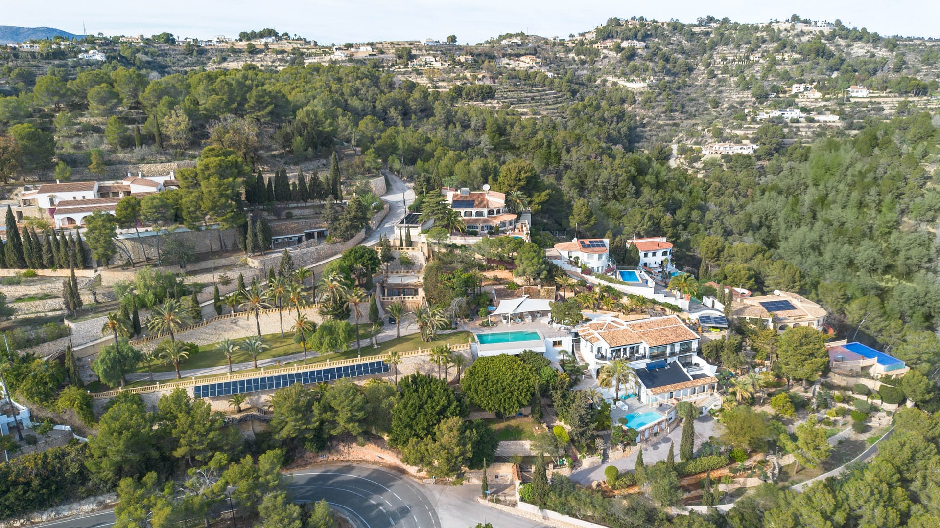Uitzonderlijke villa met zeezicht van Moraira tot Calpe in Benissa