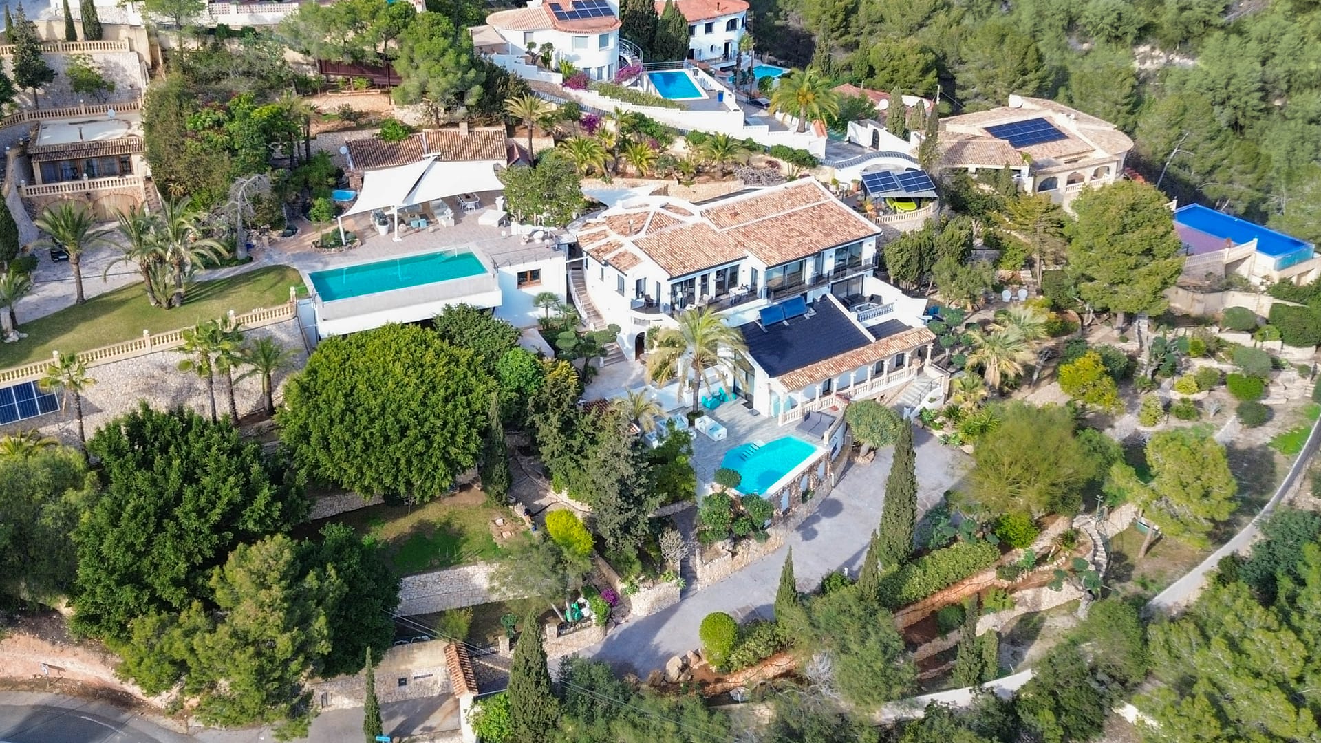 Uitzonderlijke villa met zeezicht van Moraira tot Calpe in Benissa