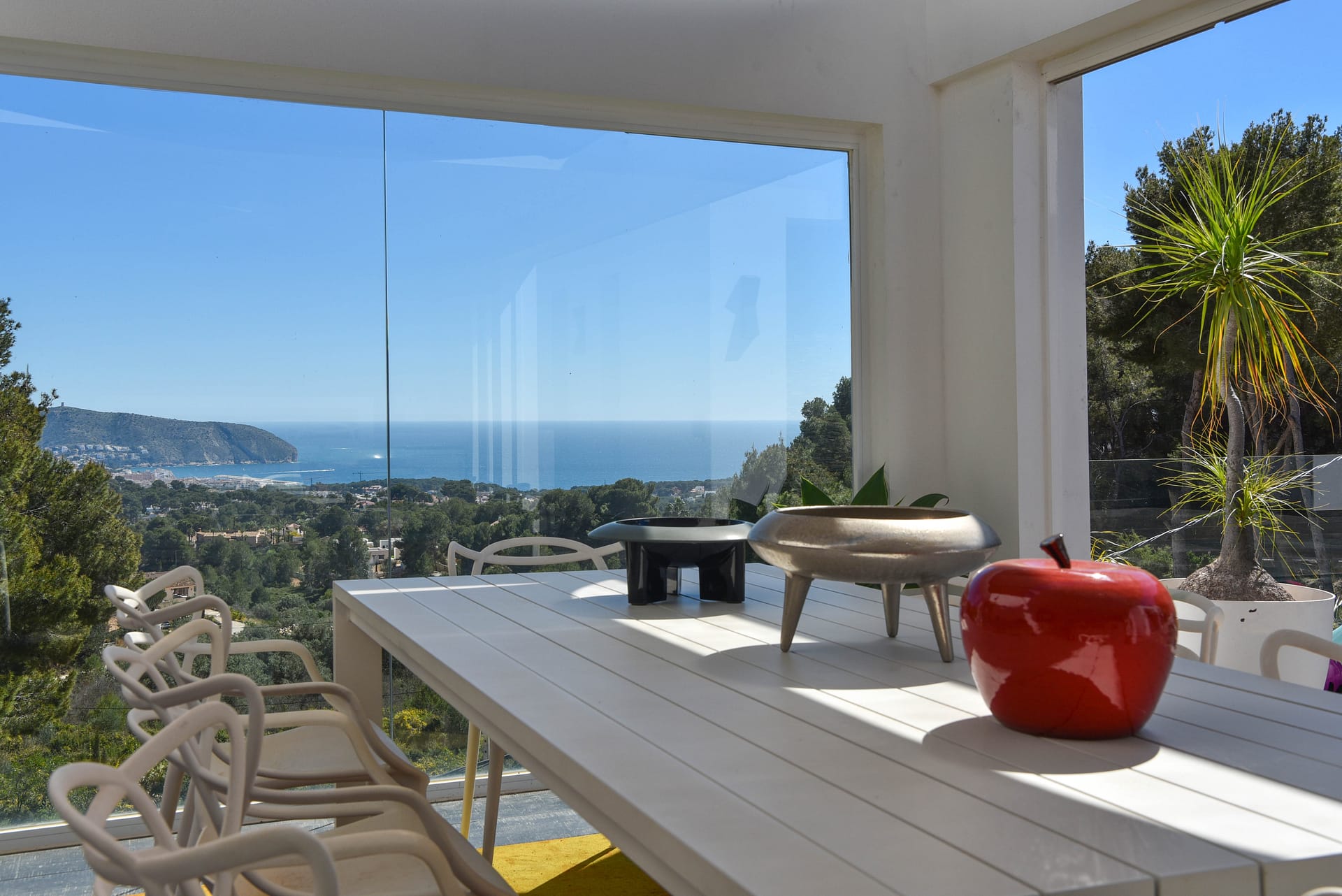 Luxe villa met panoramisch zeezicht in Moraira