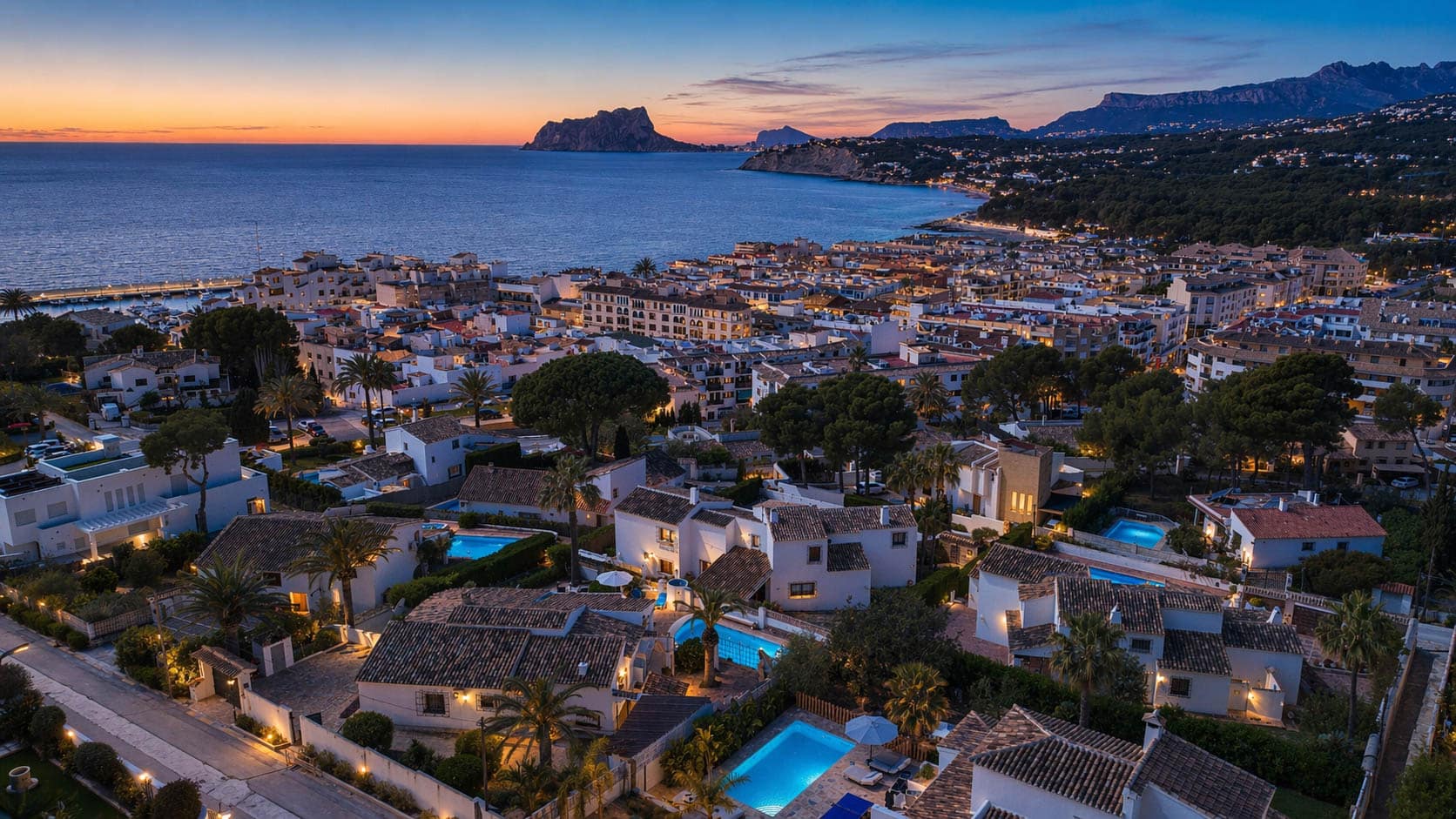 Mediterrane villa in met zeezicht loopafstand centrum en strand Moraira
