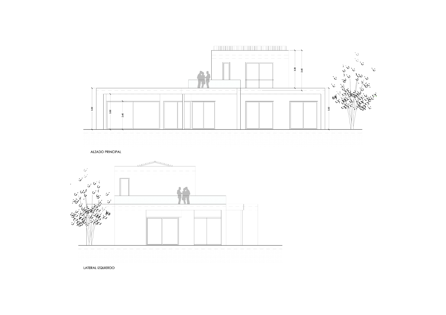 Nieuw te bouwen Ibiza stijl villa in Javea