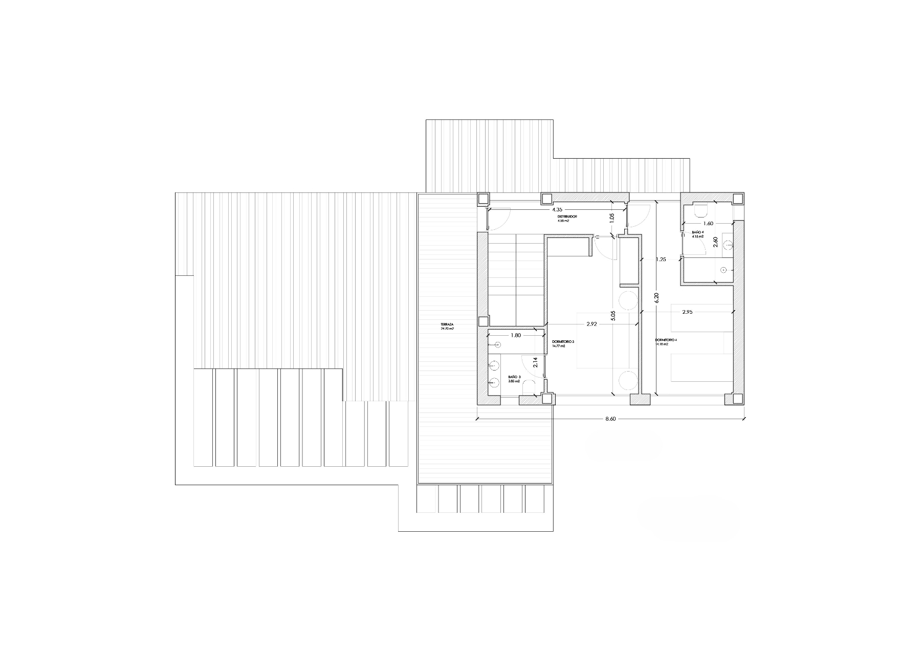 Nieuw te bouwen Ibiza stijl villa in Javea