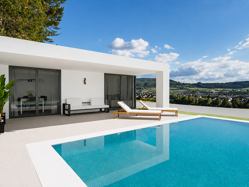 Ibiza stijl villa te koop Costa Blanca Zuid