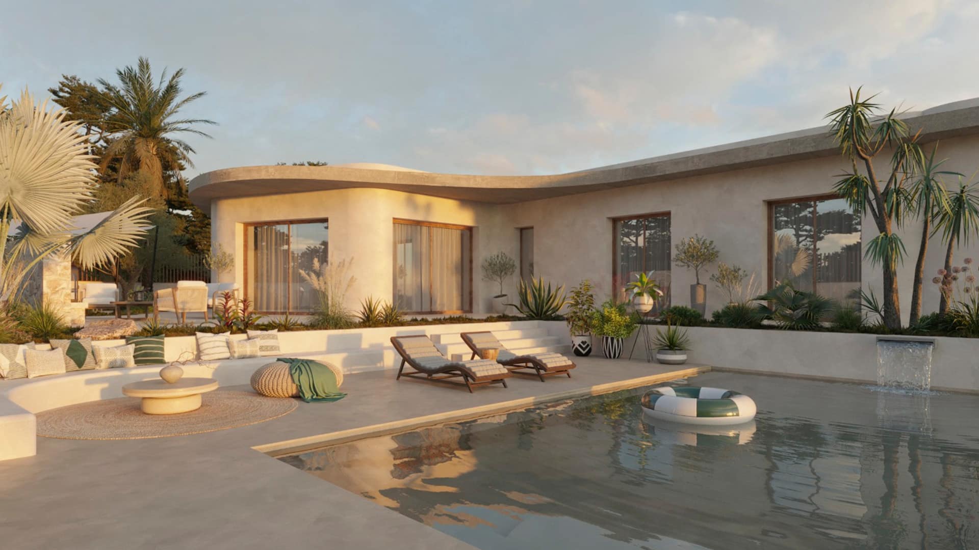 Moderne villa met zwembad en schitterende tuin in La Marina