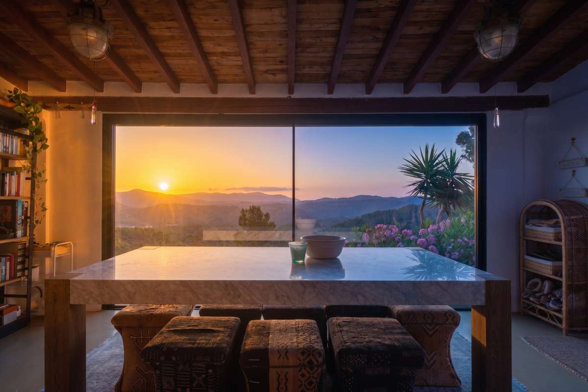 Karaktervolle villa met panoramisch zeezicht in Sant Miquel – Ibiza