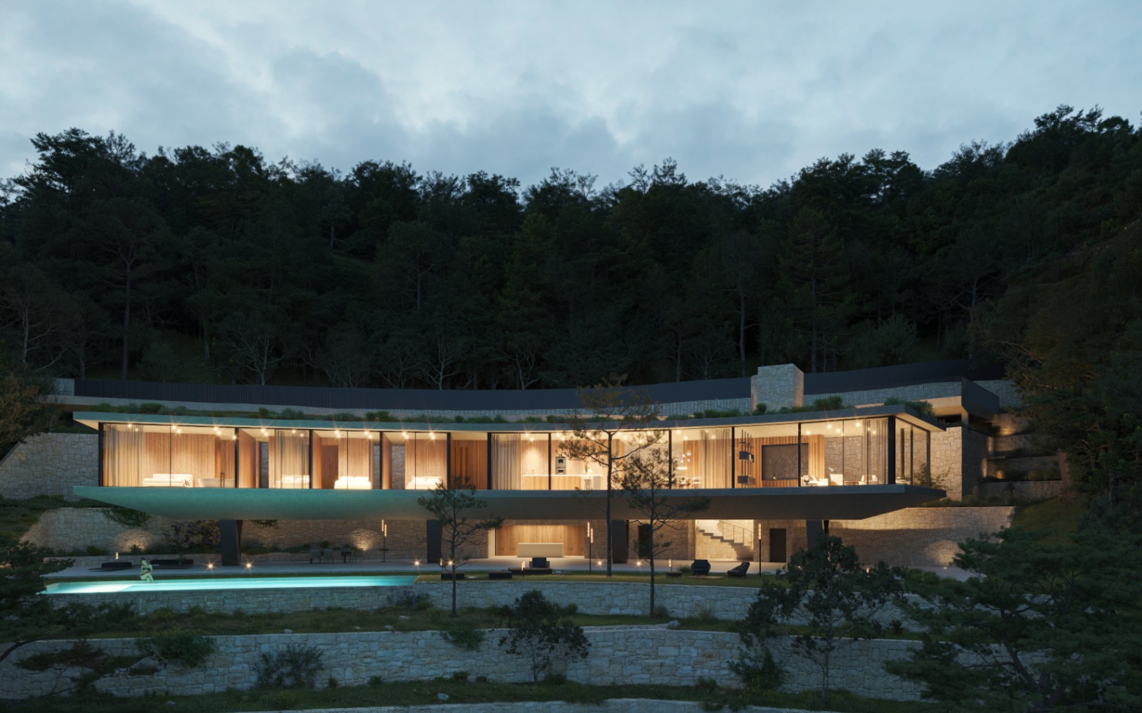 Exclusieve moderne villa met zeezicht in Benissa Costa