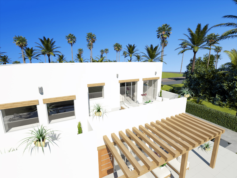 Nieuw te bouwen villa met vrij uitzicht in Alcalali