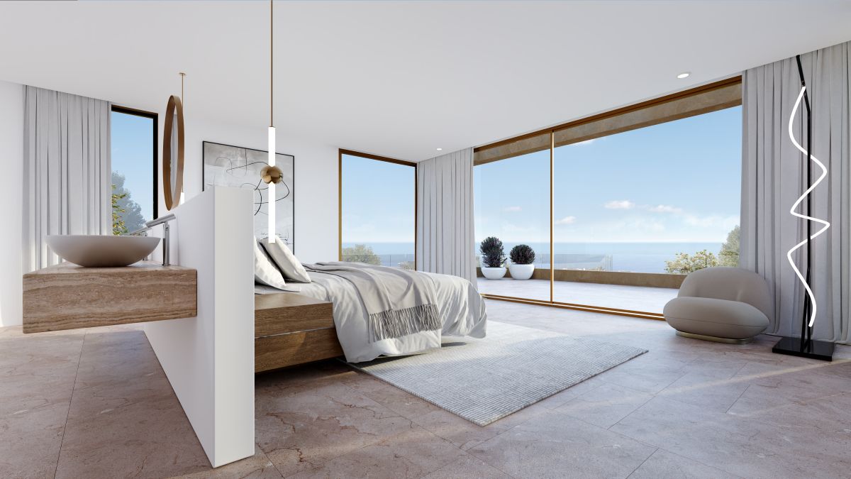 Exclusief wonen met een panoramisch zeezicht in Javea