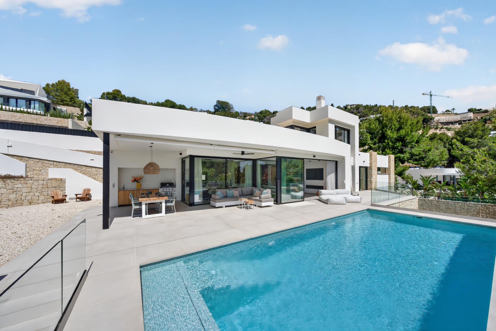Moderne villa met panoramisch zeezicht in Benissa