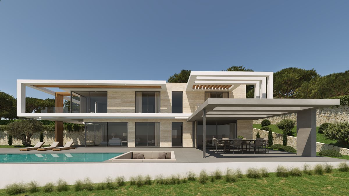 Nieuwbouw villa met valleizicht in Javea