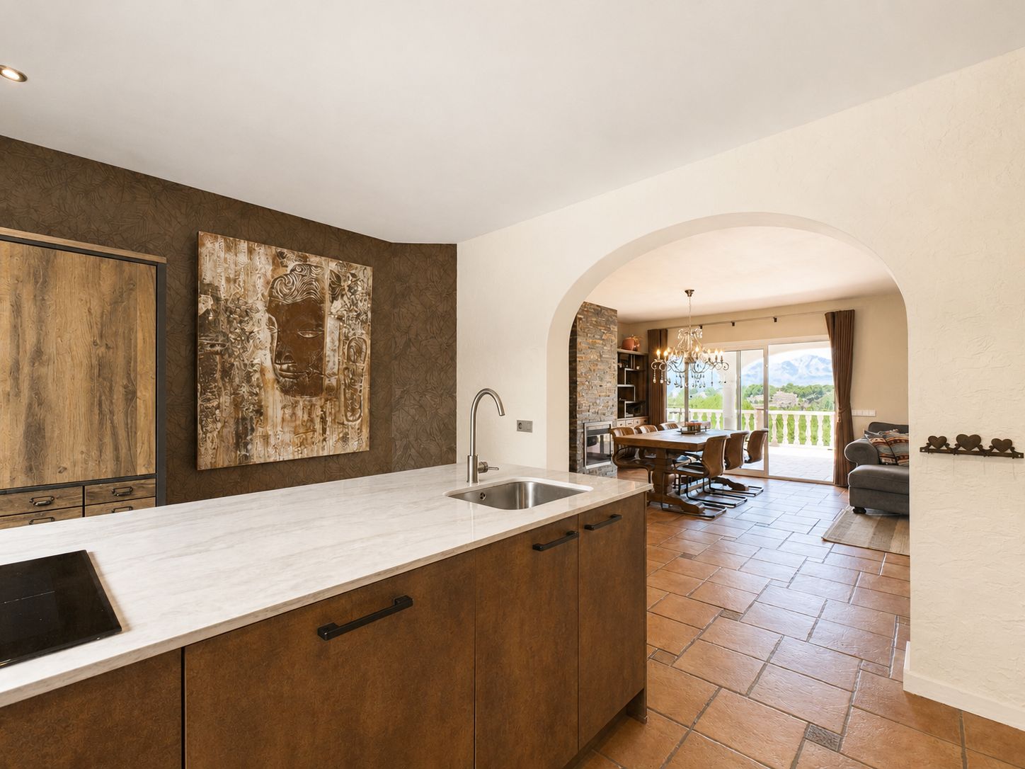 Instapklare villa met zeezicht en bergpanorama in Altea