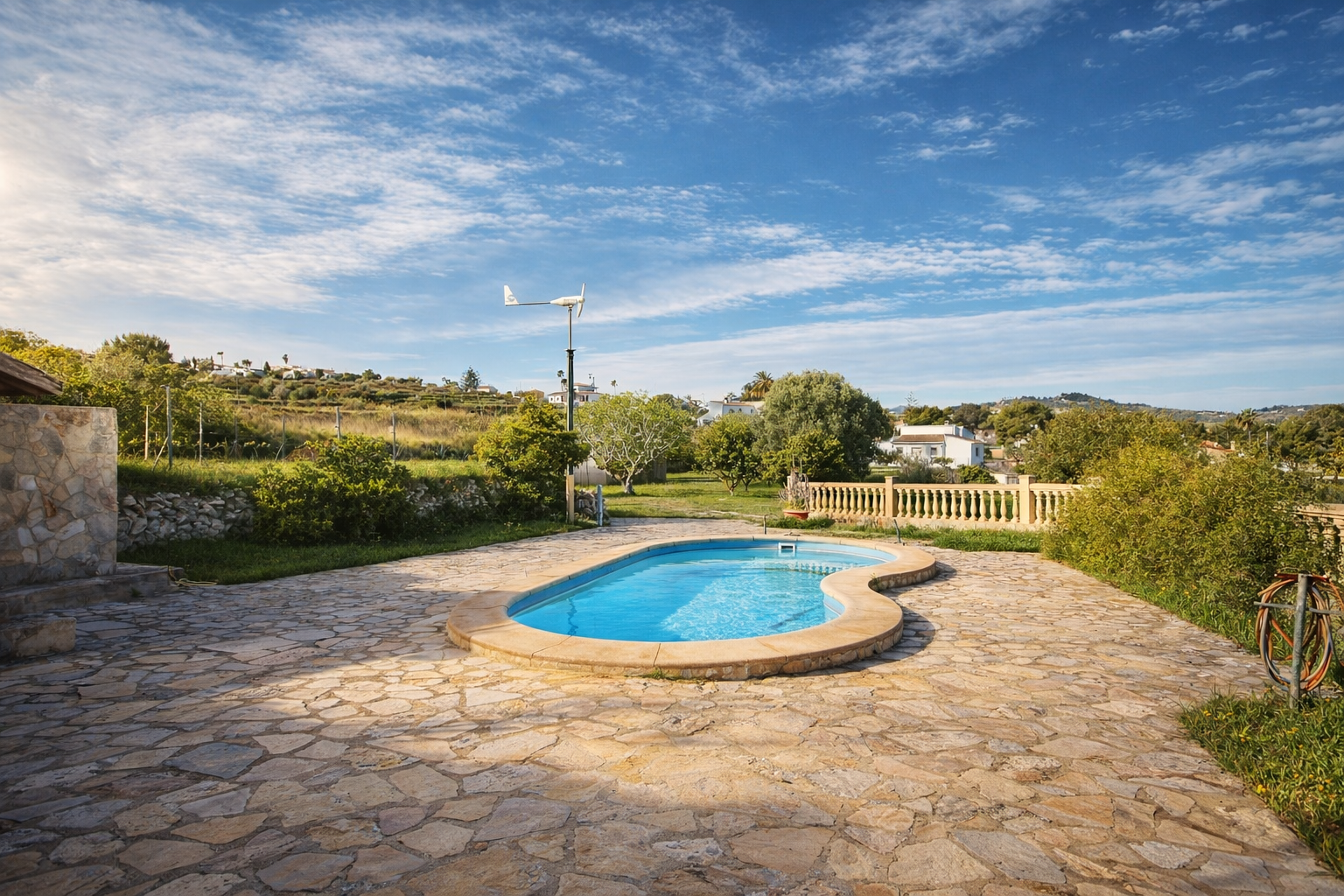 Exclusieve finca met wijngaard en gastenverblijf in Benitachell