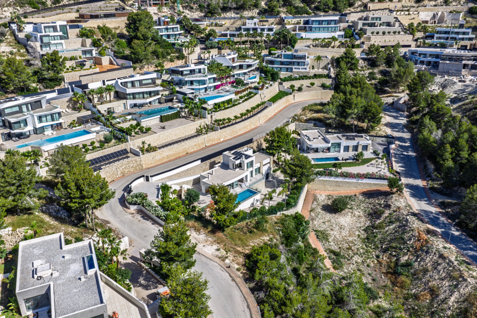 Moderne villa met panoramisch zeezicht in Benissa