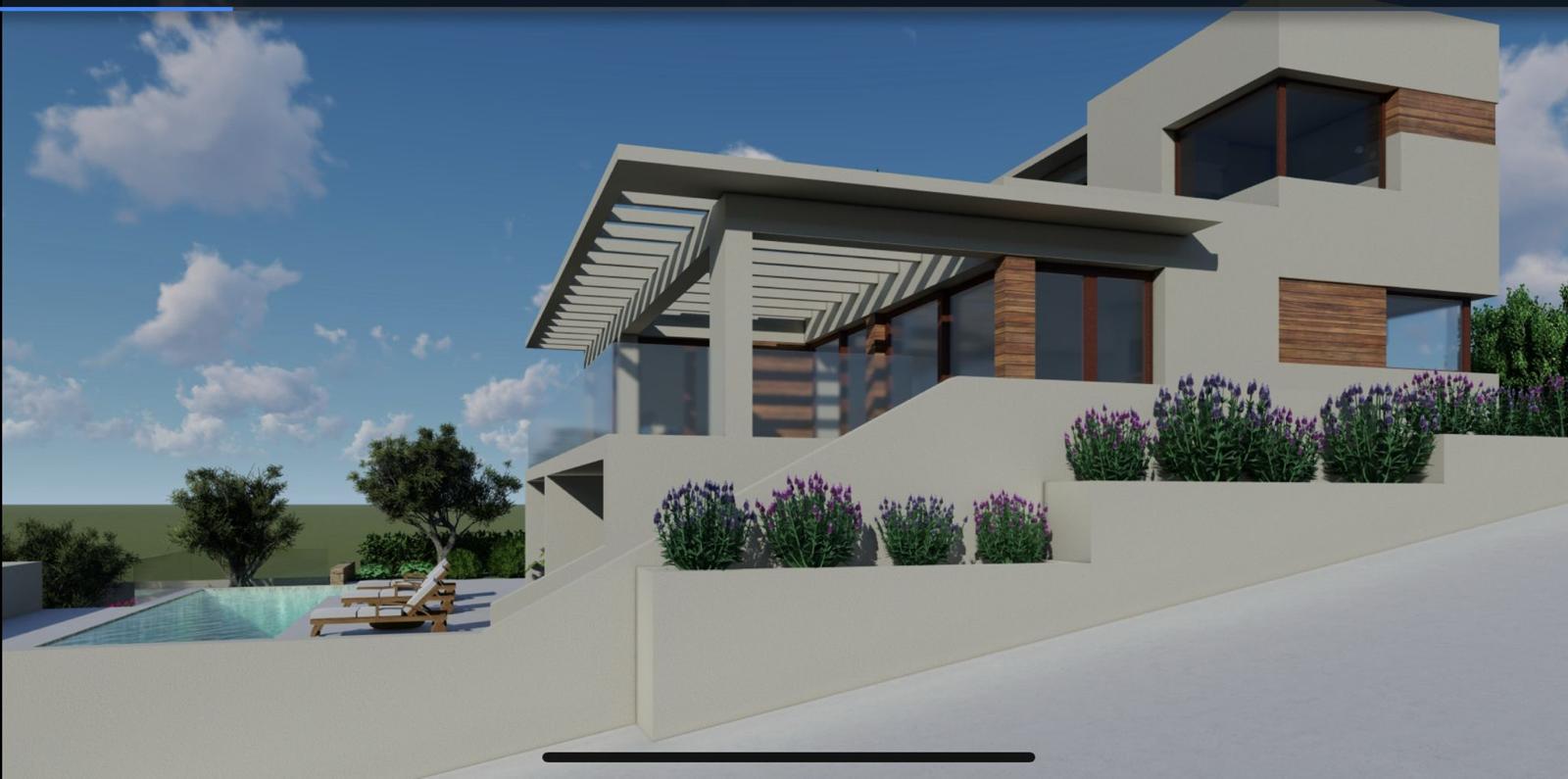 Luxe nieuwbouwvilla met zeezicht en gastenverdieping in Moraira