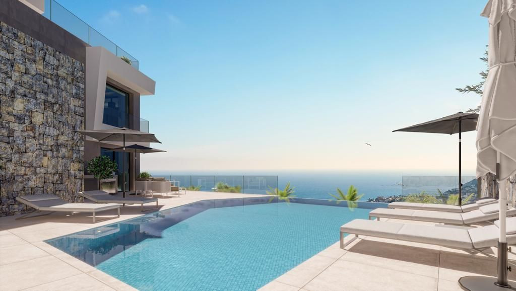 Luxe nieuwbouw villa met zeezicht in Calpe