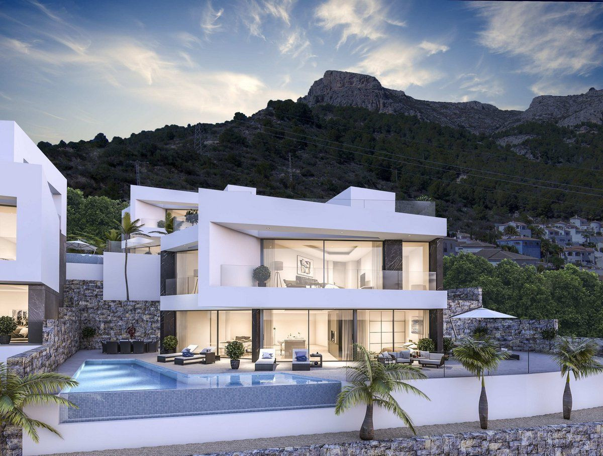 Luxe nieuwbouw villa met zeezicht in Calpe