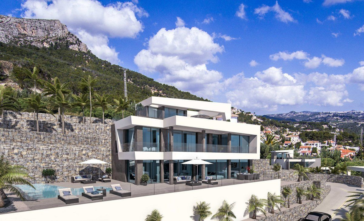Luxe nieuwbouw villa met zeezicht in Calpe