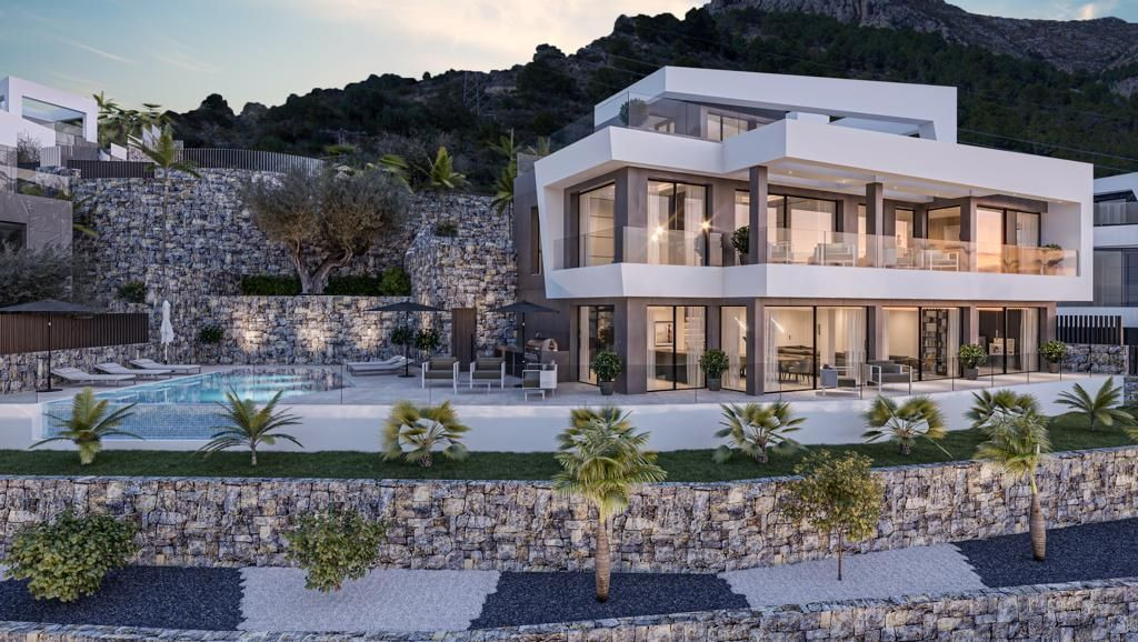 Luxe nieuwbouw villa met zeezicht in Calpe