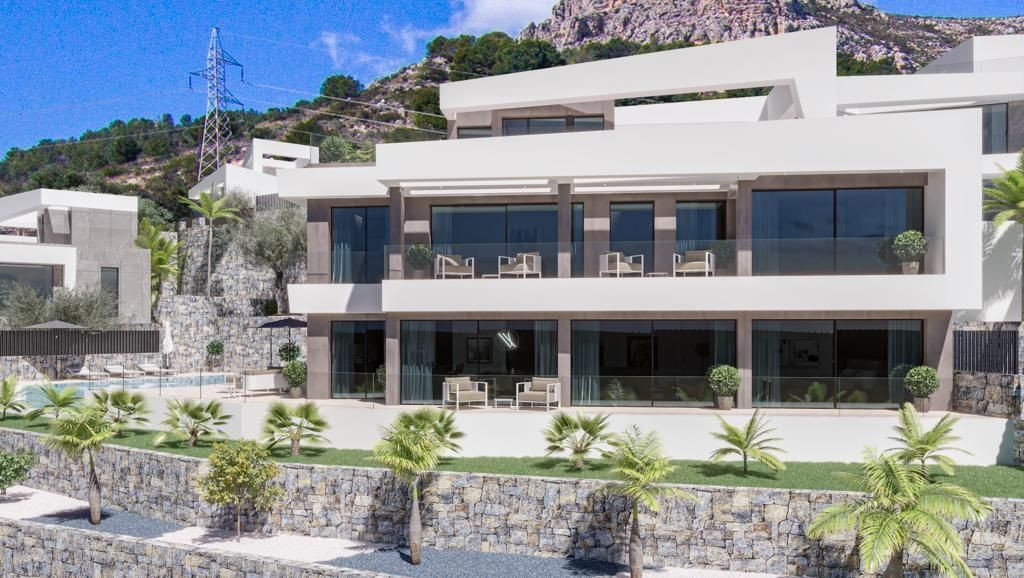 Luxe nieuwbouw villa met zeezicht in Calpe