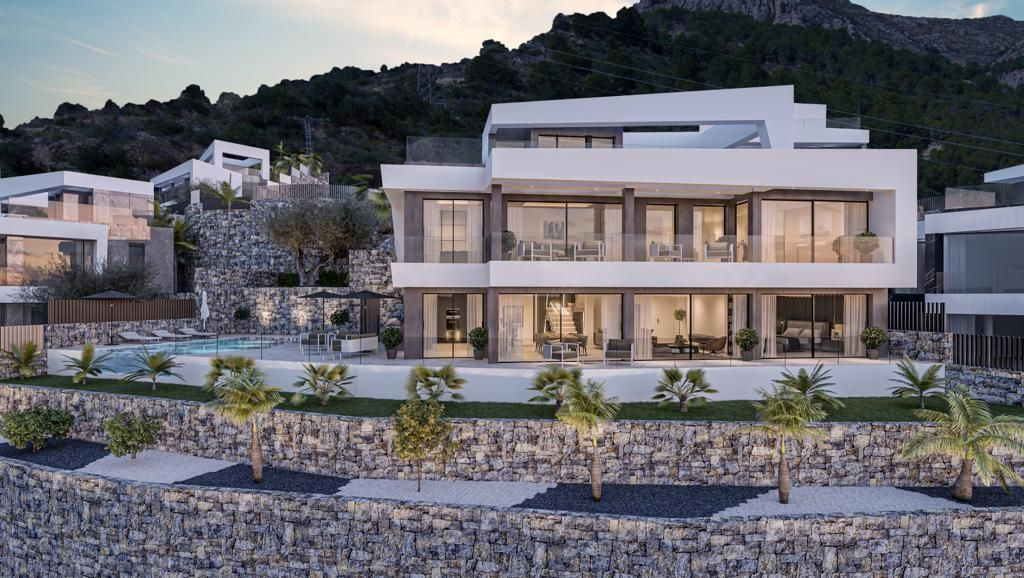 Luxe nieuwbouw villa met zeezicht in Calpe