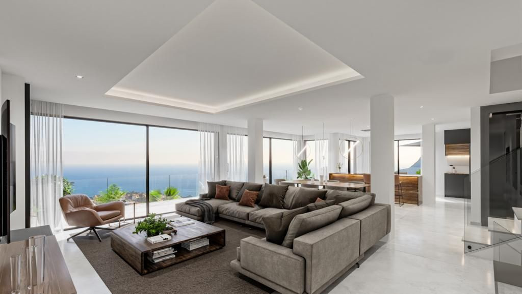 Luxe nieuwbouw villa met zeezicht in Calpe