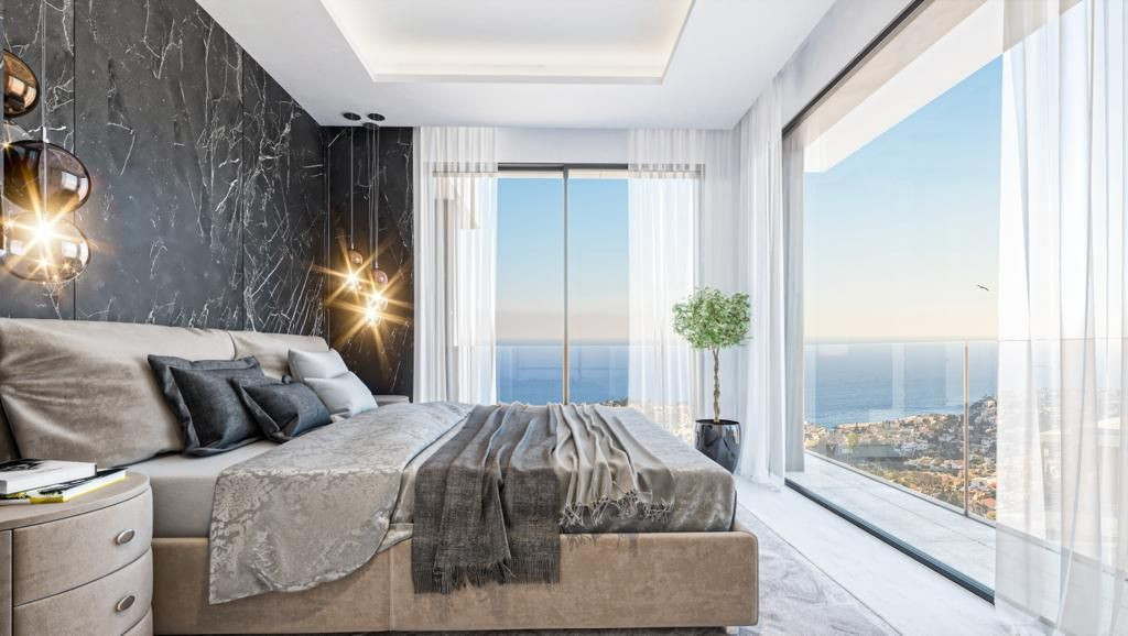 Luxe nieuwbouw villa met zeezicht in Calpe