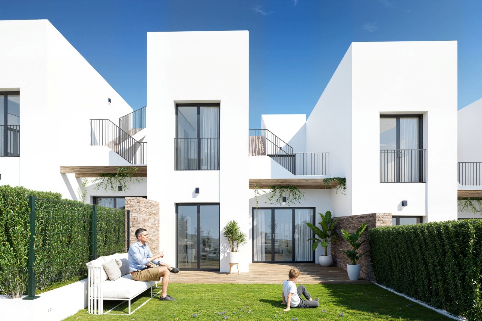 Nieuwbouw Geschakelde woning in Monforte del Cid