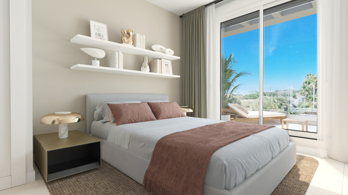 Nieuwbouw gelijkvloers appartement met tuin in Mijas Costa