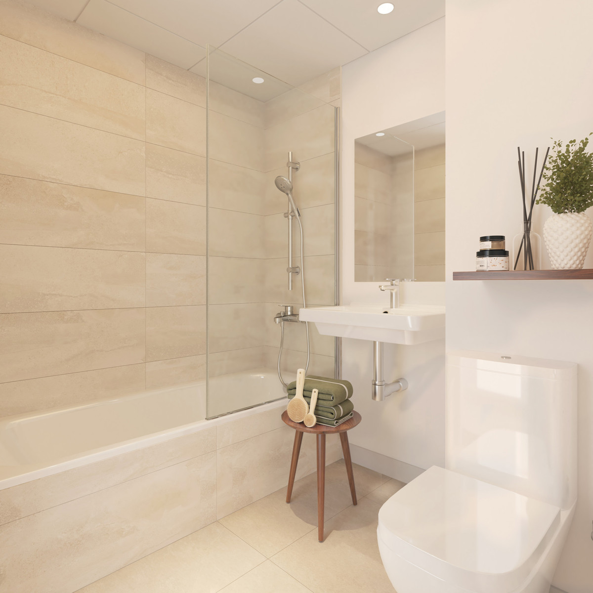Nieuwbouw gelijkvloers appartement met tuin in Mijas Costa