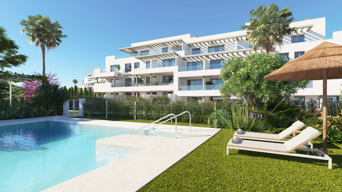 Nieuwbouw gelijkvloers appartement met tuin in Mijas Costa