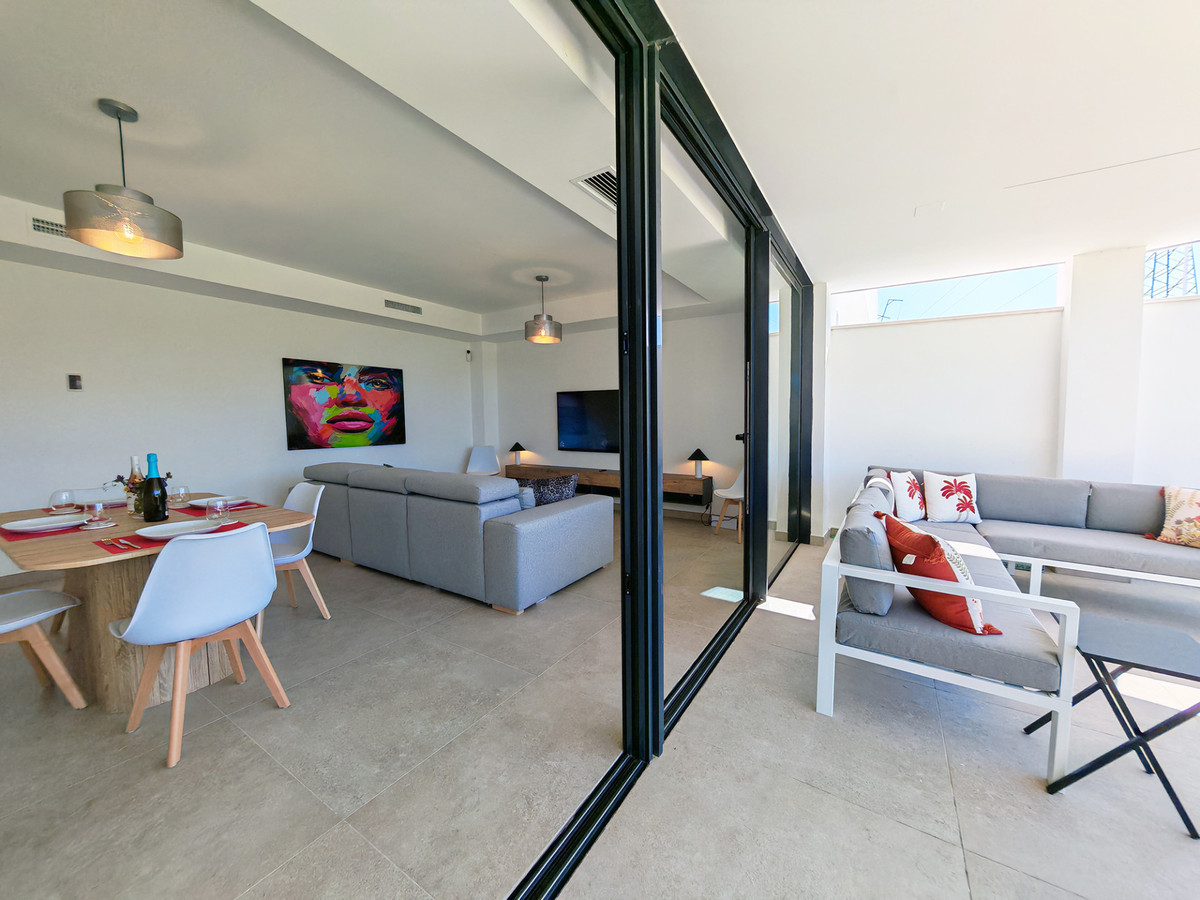 Exclusief gelijkvloers appartement met privétuin in Cancelada