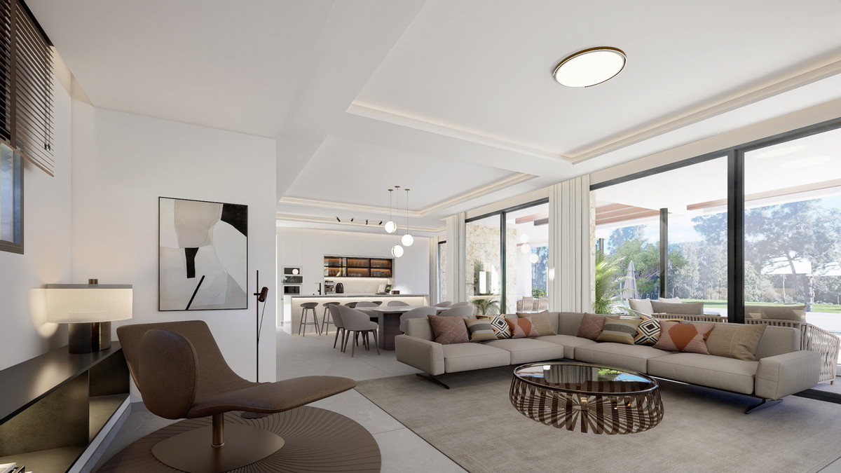 Instapklare luxe villa vlakbij golfbaan in Mijas Costa