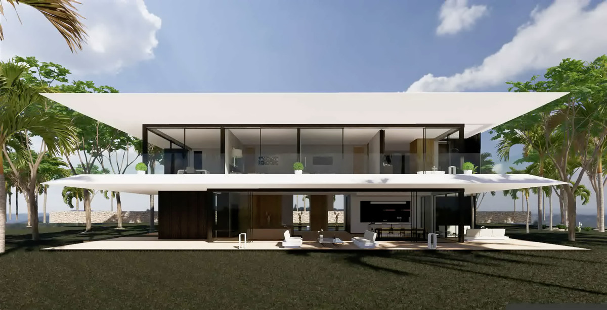 Moderne nieuwbouw villa met gastenverblijf en zeezicht in Marbella