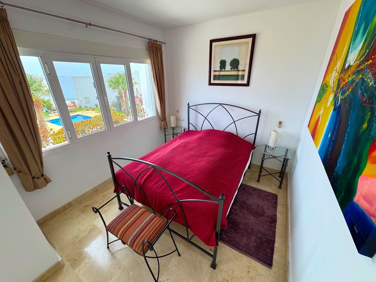 Geschakelde hoekwoning met spectaculair zeezicht in Mojacar