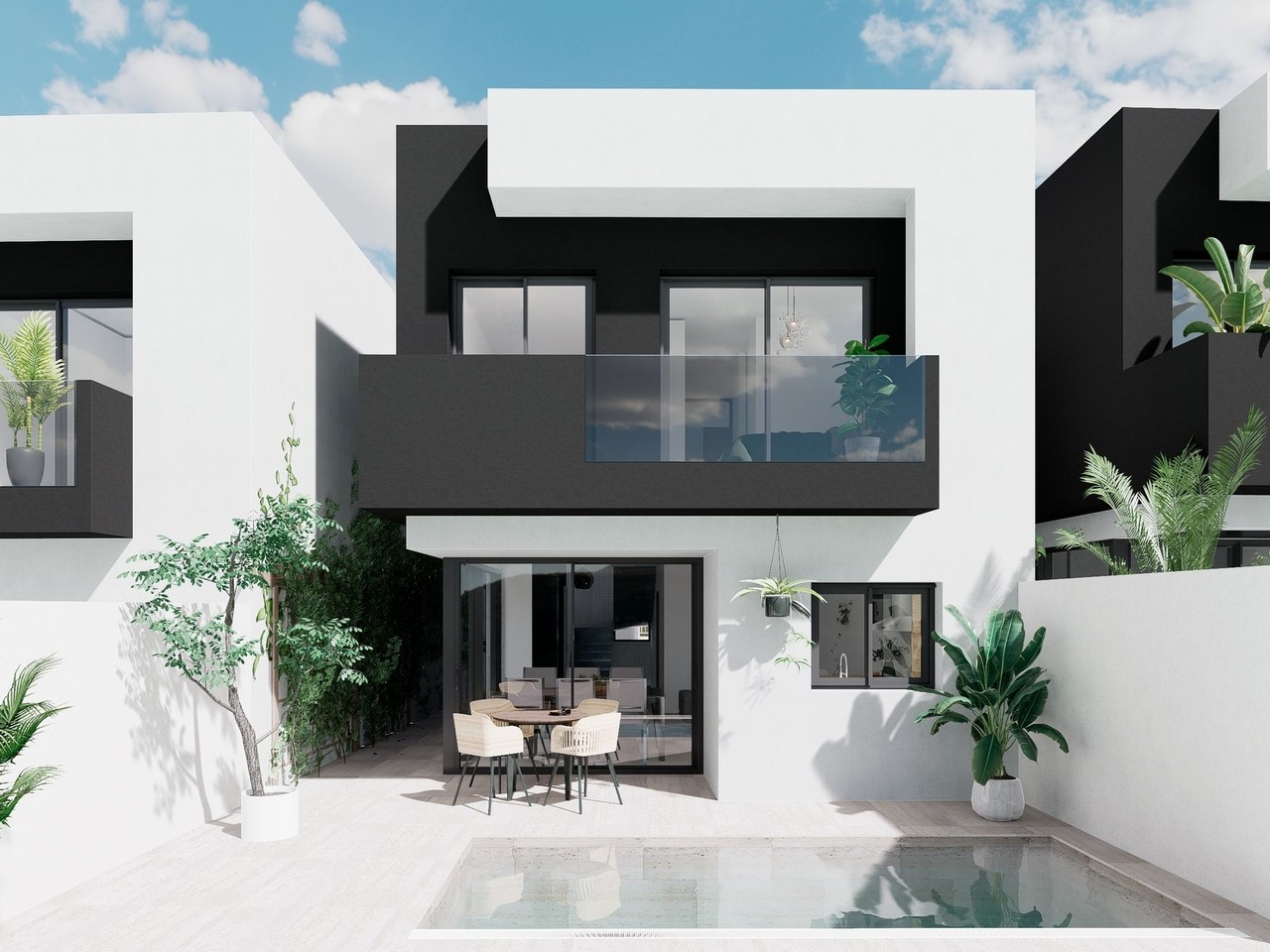 Exclusieve nieuwbouw villa’s met privé zwembad in Los Jardines in Aguilas