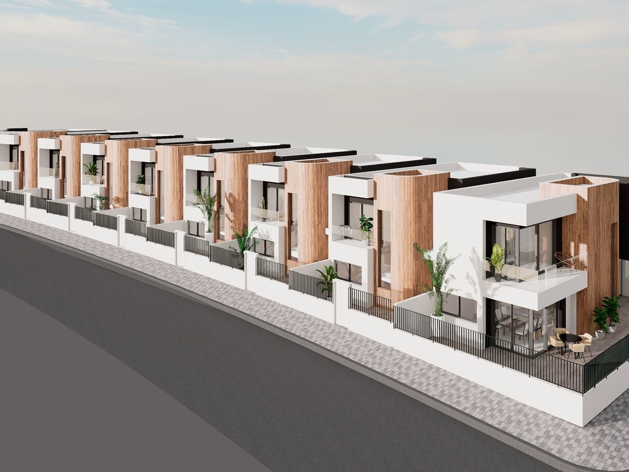 Exclusieve nieuwbouw villa’s met privé zwembad in Los Jardines in Aguilas
