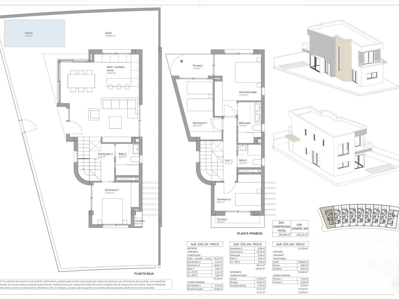 Exclusieve nieuwbouw villa’s met privé zwembad in Los Jardines in Aguilas
