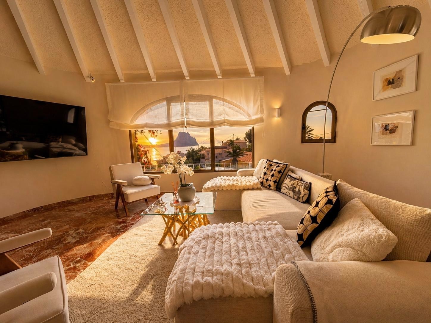 Villa met zeezicht op Peñón de Ifach in Calpe