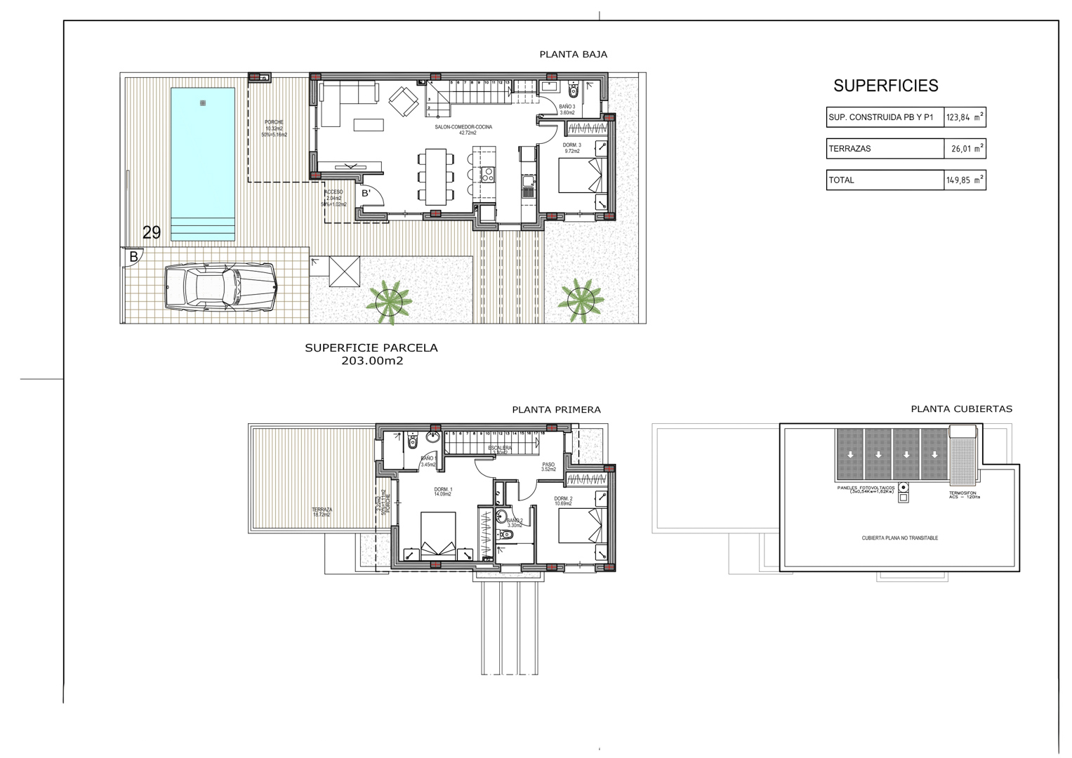 Instapklare moderne villa te koop in Polop