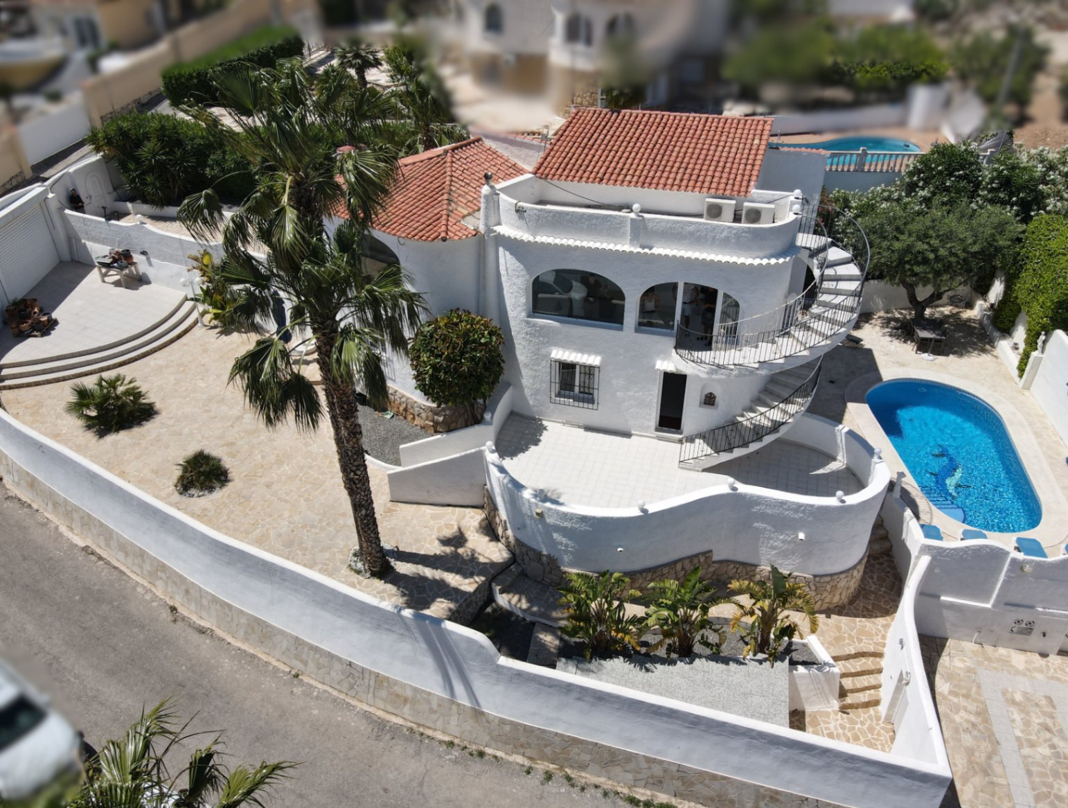Karakteristieke villa met prachtig zeezicht in Calpe