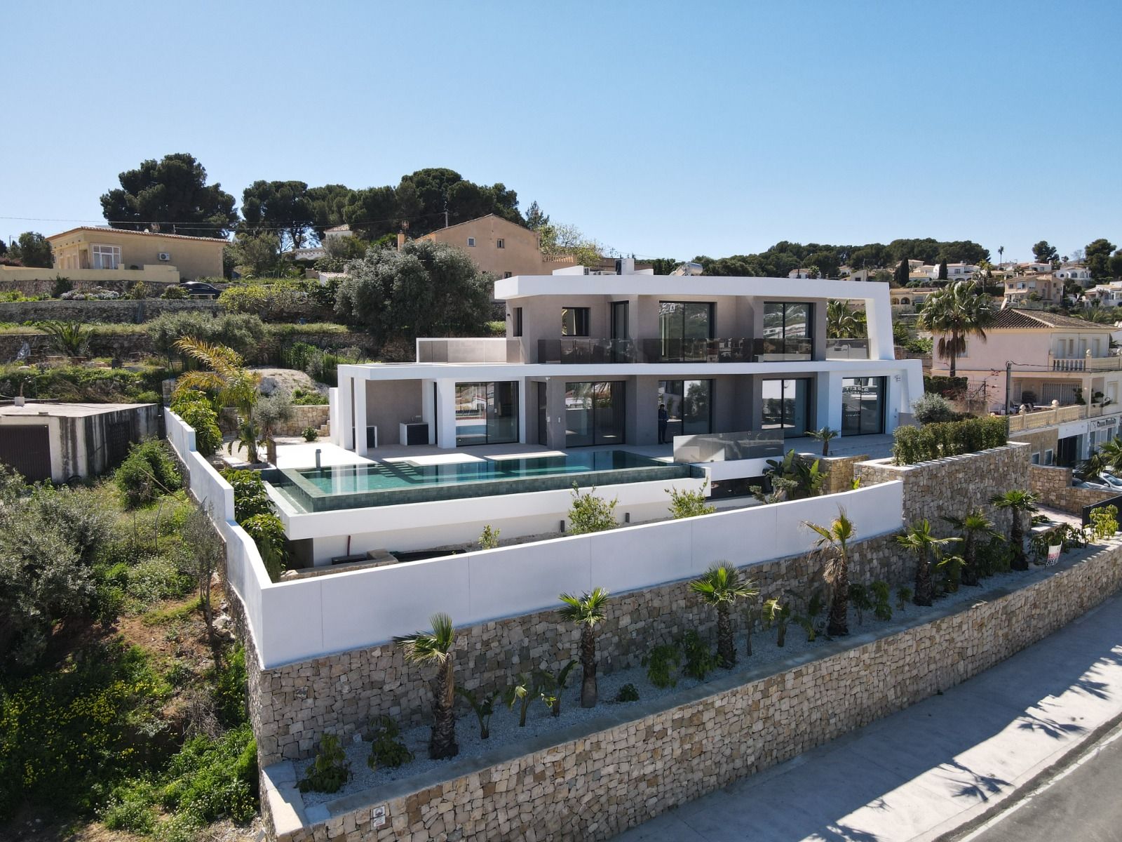Gloednieuwe luxe villa met zeezicht in Benissa – La Fustera