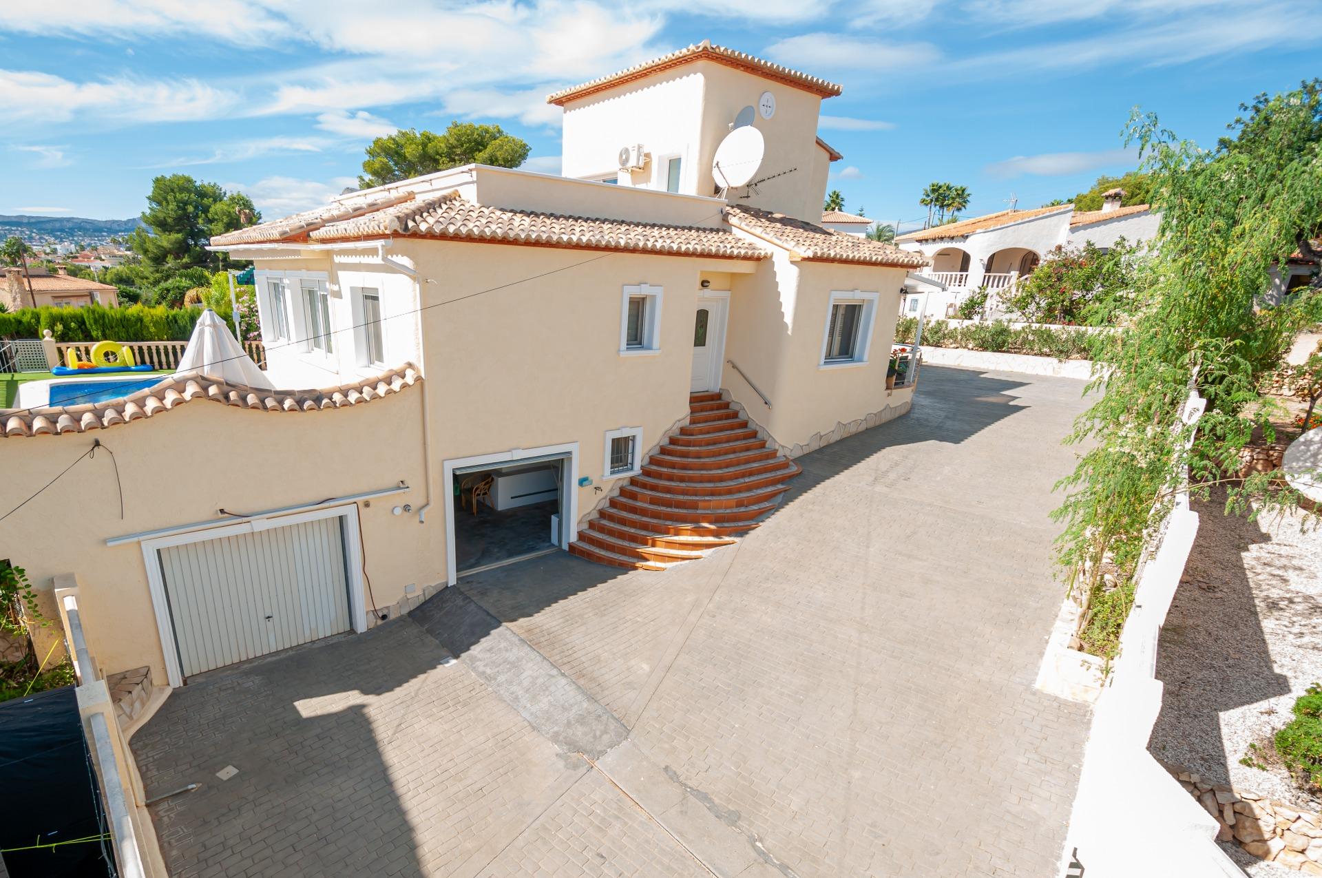 Villa met open zicht te koop in Calpe