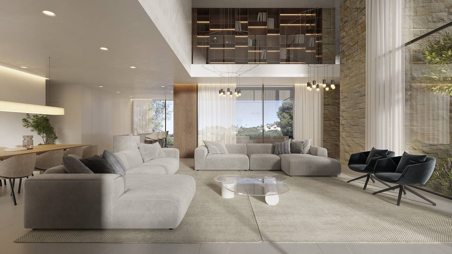 DP-70-72743-8 Luxe nieuwbouw villa met schitterend zeezicht in Moraira