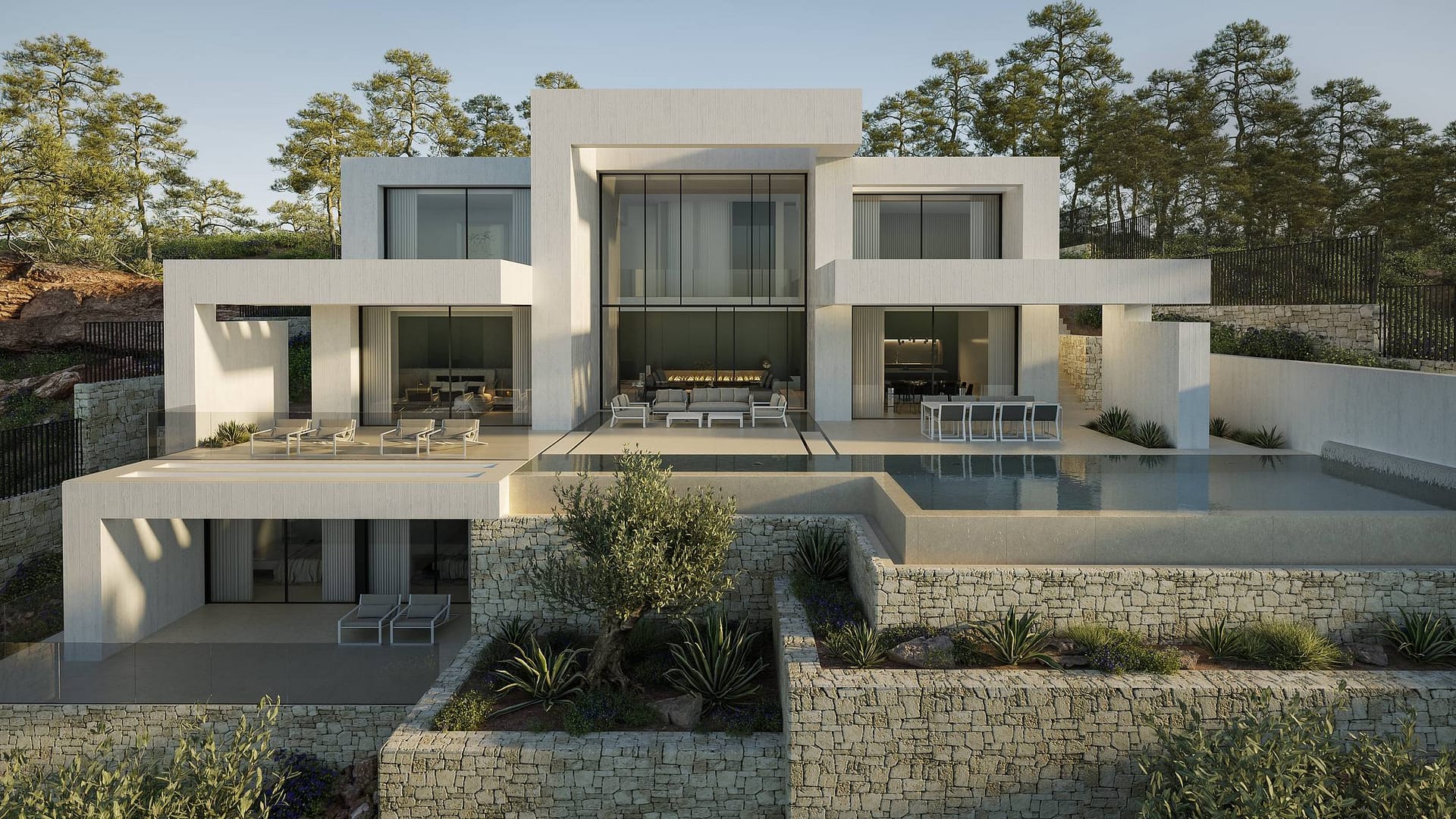 Uitzonderlijke nieuwbouwvilla met zicht op Cala Granadella in Javea