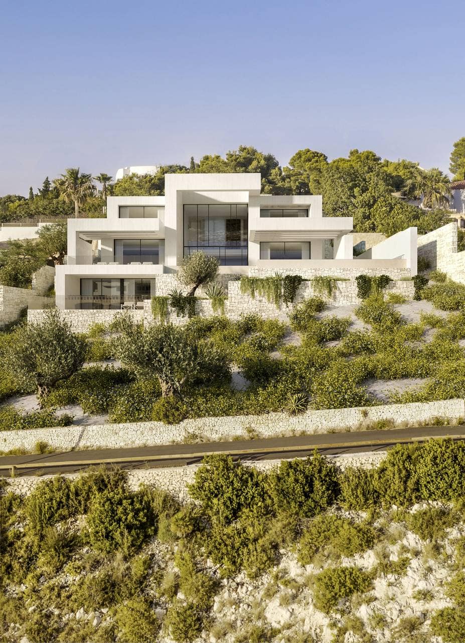 Uitzonderlijke nieuwbouwvilla met zicht op Cala Granadella in Javea